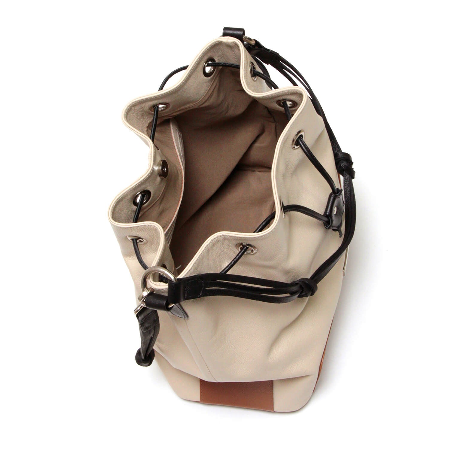 Bolsa em Couro - Bege - ACO5B Bolsa em Couro - Bege - ACO5B