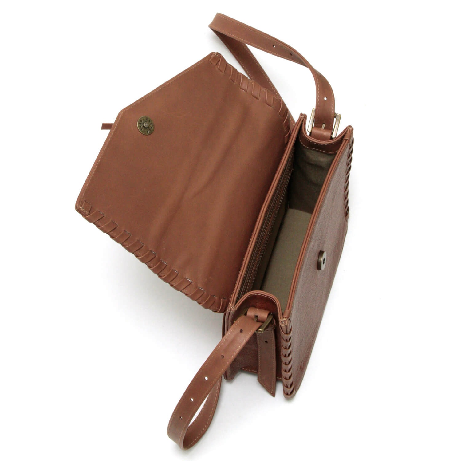 Bolsa em Couro - Marrom - ACO2B