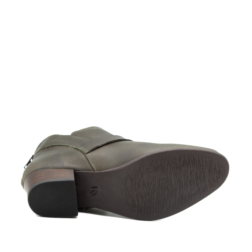 Bota Duna Cano Baixo em Couro Senna Army - 4636SA Bota Duna Cano Baixo em Couro Senna Army - 4636SA