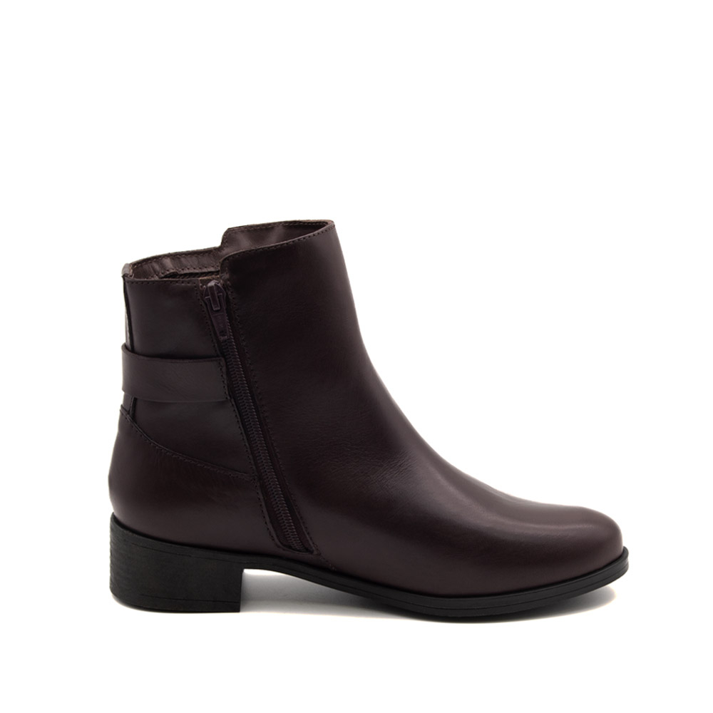 Bota Essenza Cano Baixo em Couro Bravvo Tabaco - 4332BT