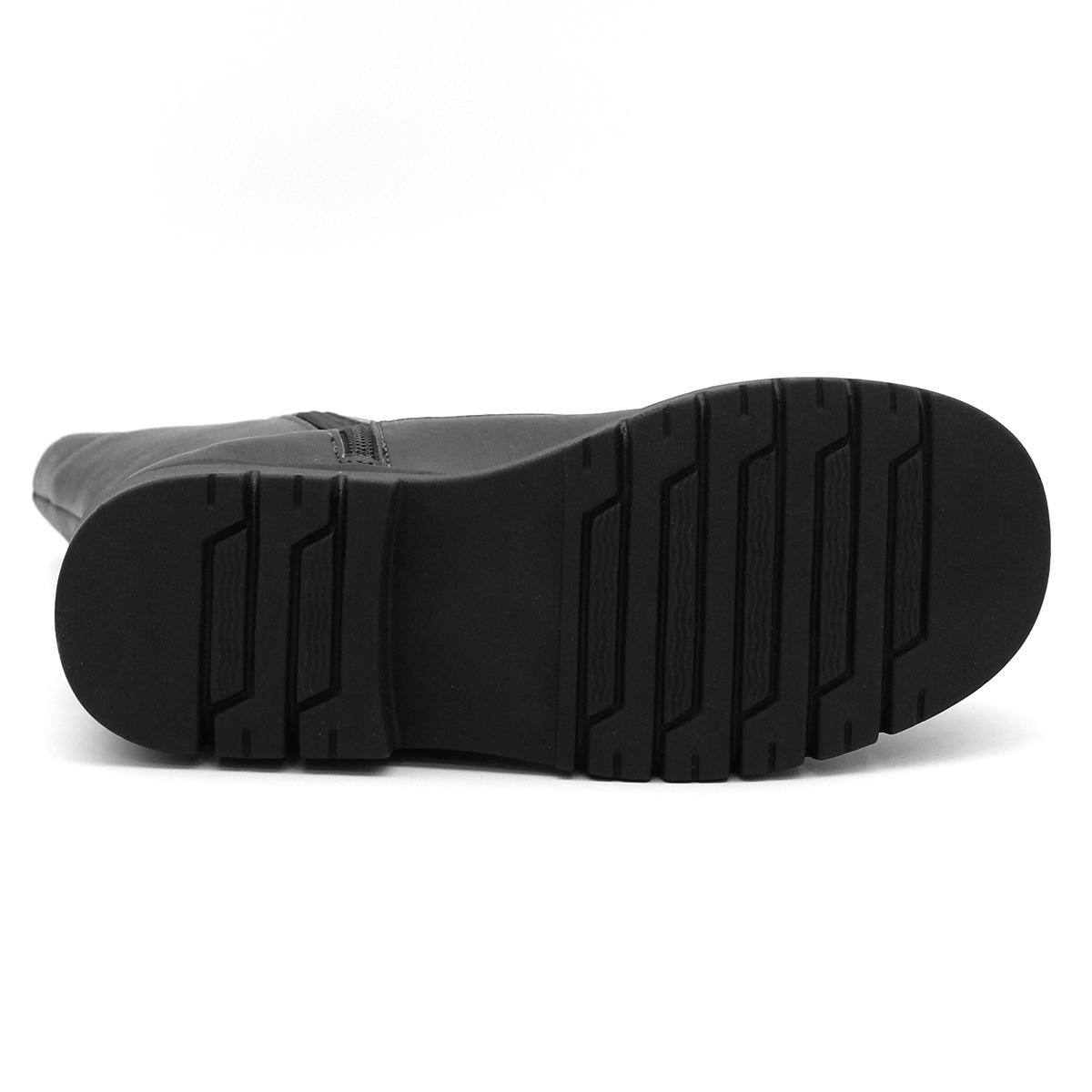 Bota Viena com Salto em Couro Alfa Preto - 4460AP