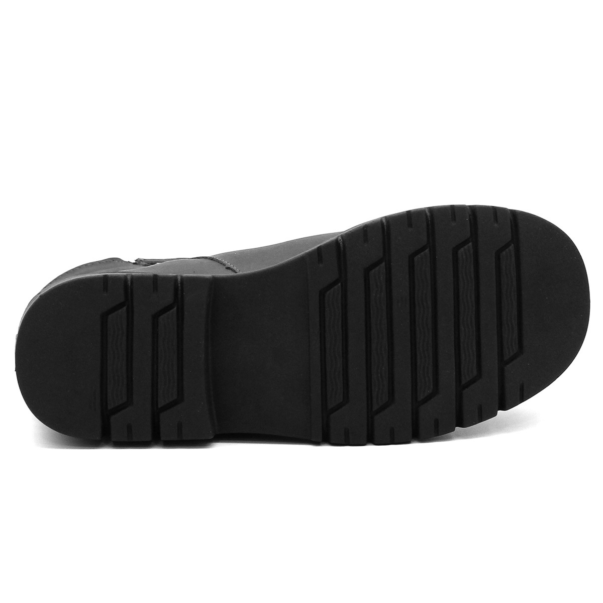 Bota Viena com Salto em Couro Alfa Preto - 4461AP