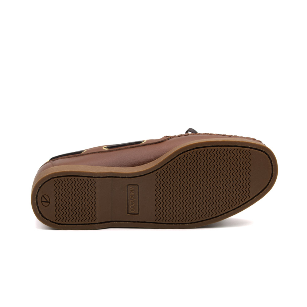 Mocassim Feminino Caribe em Couro Alfa Conhaque - 3951AC