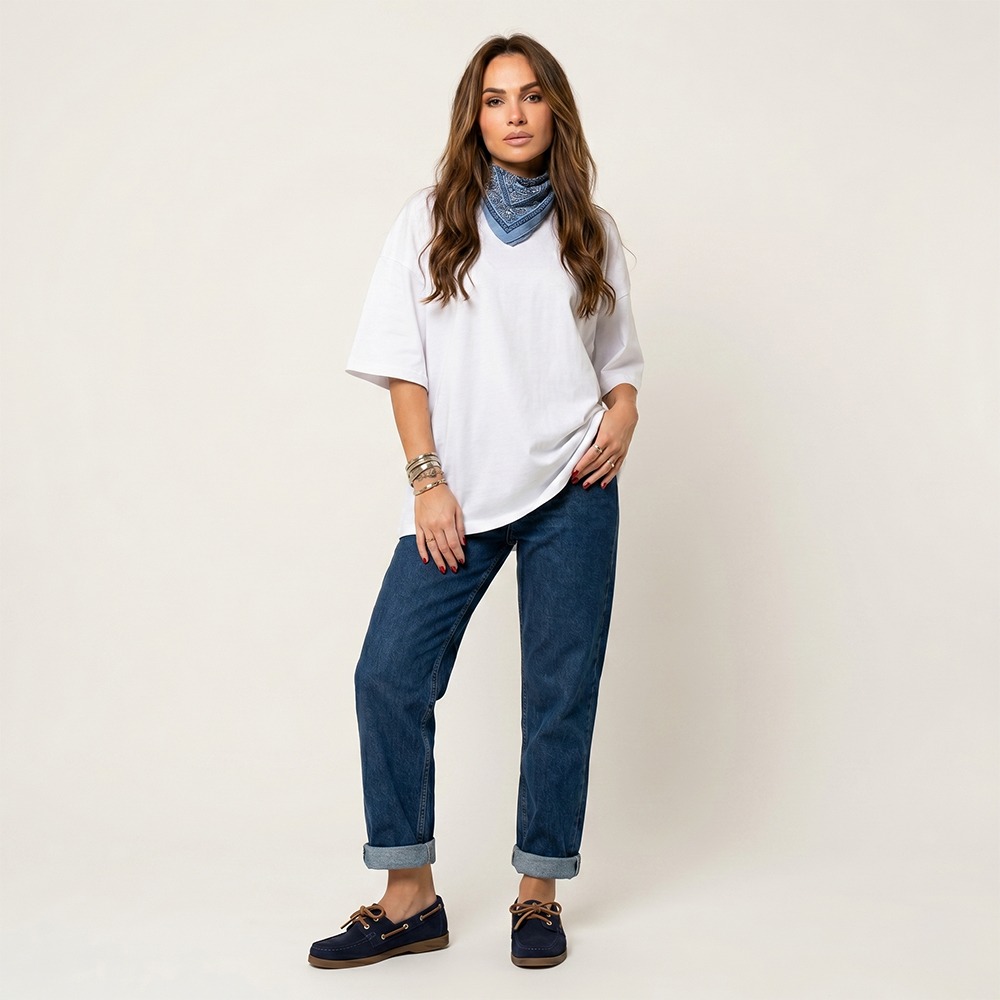 Mocassim Feminino Caribe em Couro Camurça Azul - 3950CA