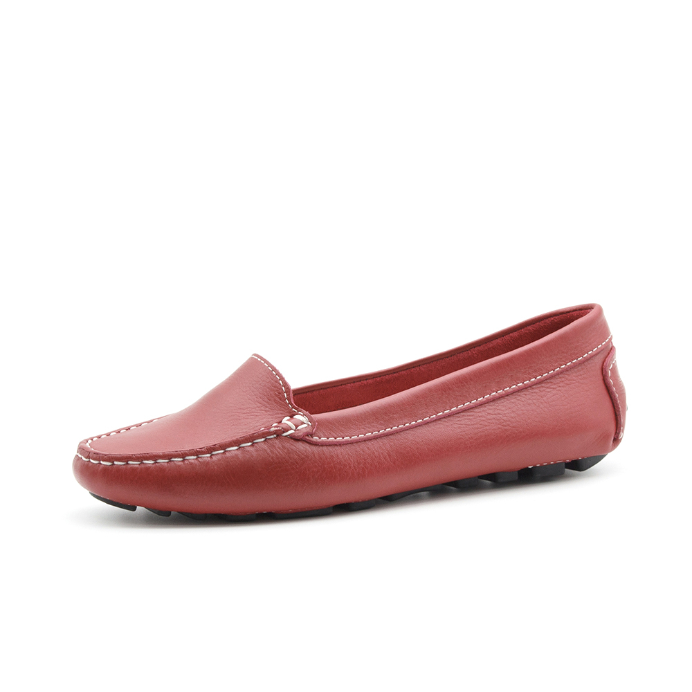 Mocassim Feminino em Couro Alfa Rubi - 3335AR