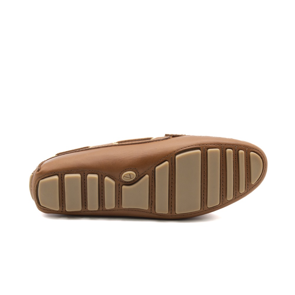 Mocassim Feminino em Couro Bravvo Tan - 3609BT Mocassim Feminino em Couro Bravvo Tan - 3609BT