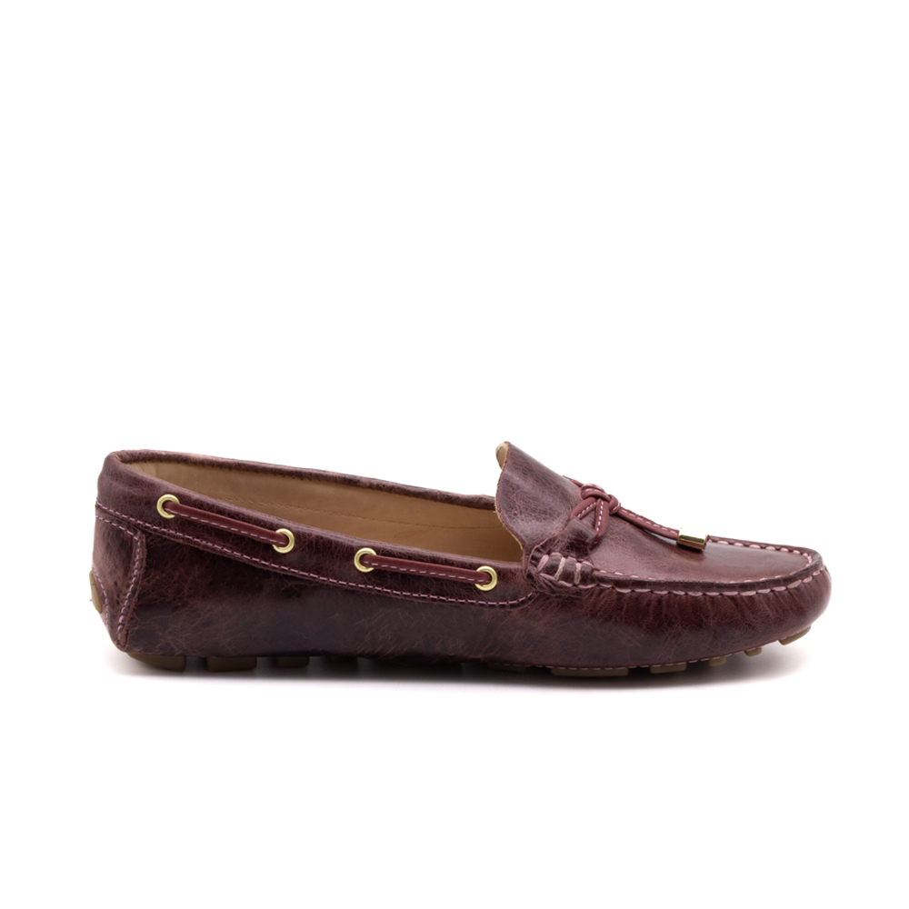 Mocassim Feminino em Couro Crush Orquidea - 3609CO
