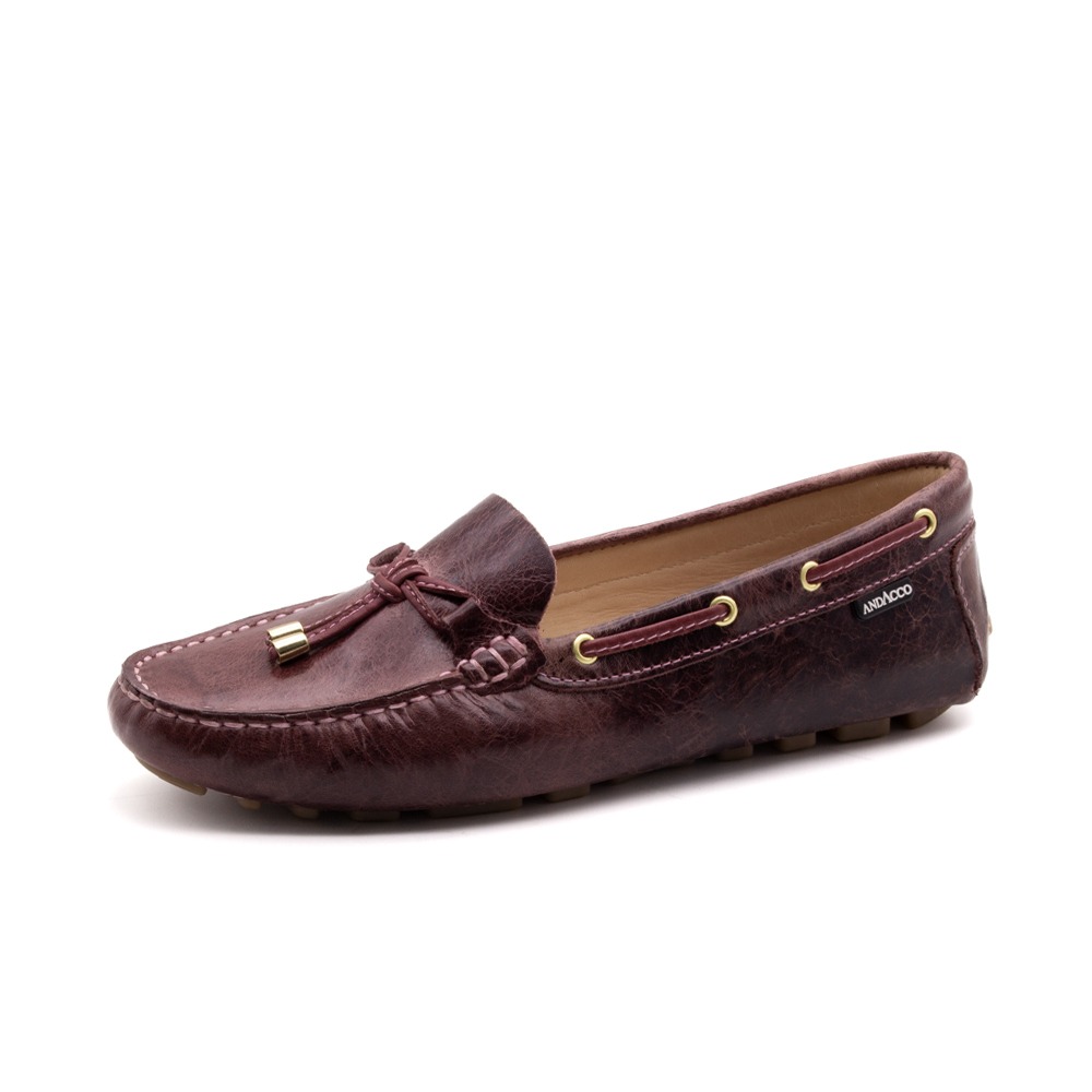 Mocassim Feminino em Couro Crush Orquidea - 3609CO