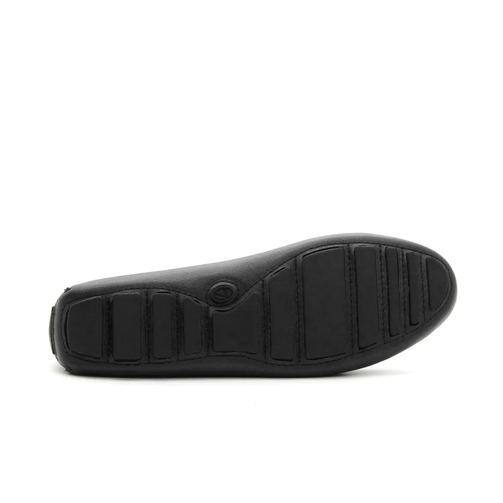Mocassim Feminino em Couro Solare Preto - 3352SP