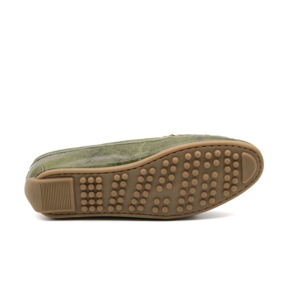 Mocassim Feminino Liv em Couro Aquarela Mist - 3666AM
