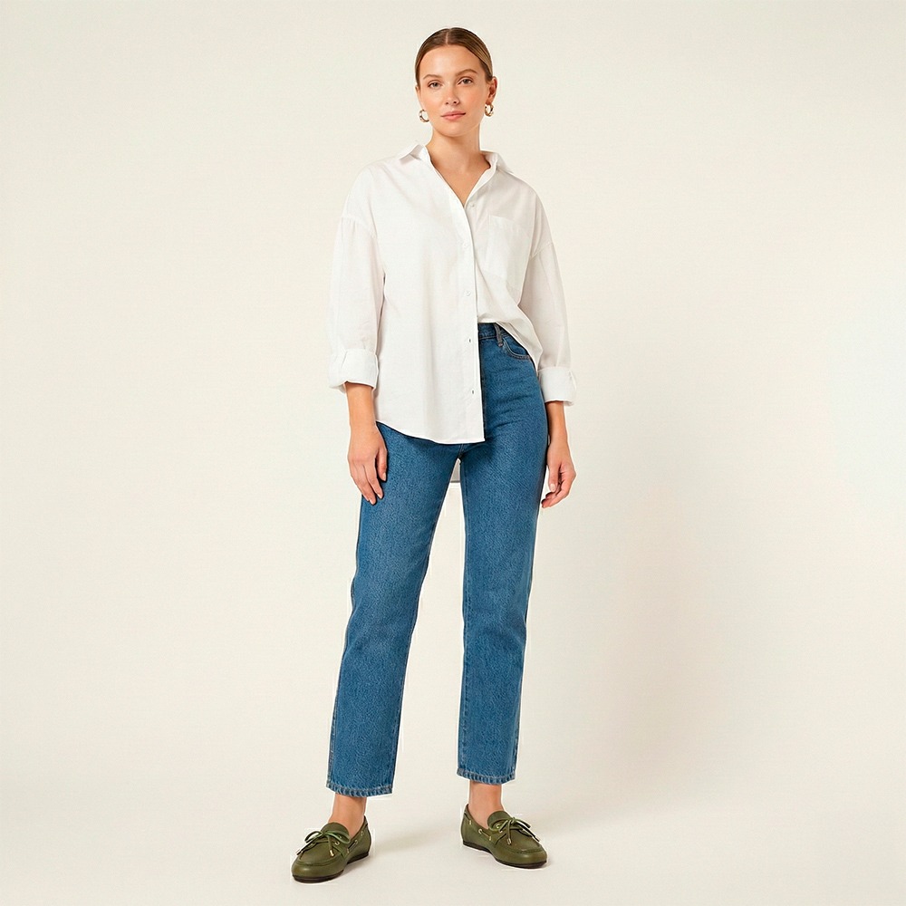 Mocassim Feminino Sider em Couro Alfa Grass - 13433AG