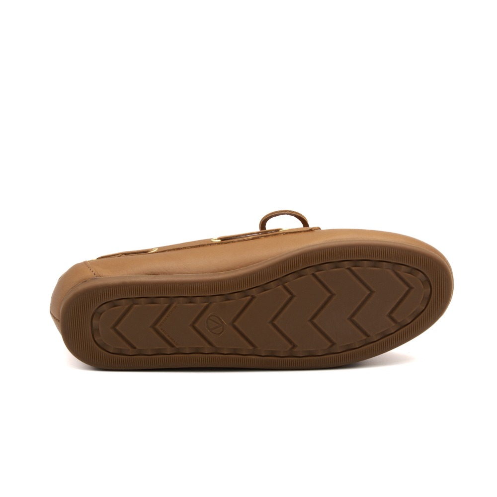Mocassim Feminino Sider em Couro Bravvo Tan - 13433BT