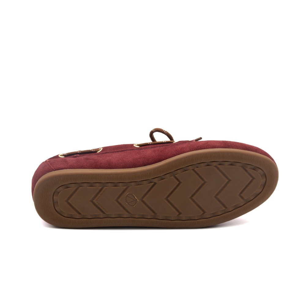 Mocassim Feminino Sider em Couro Camurça Cereja - 13434CCE Mocassim Feminino Sider em Couro Camurça Cereja - 13434CCE