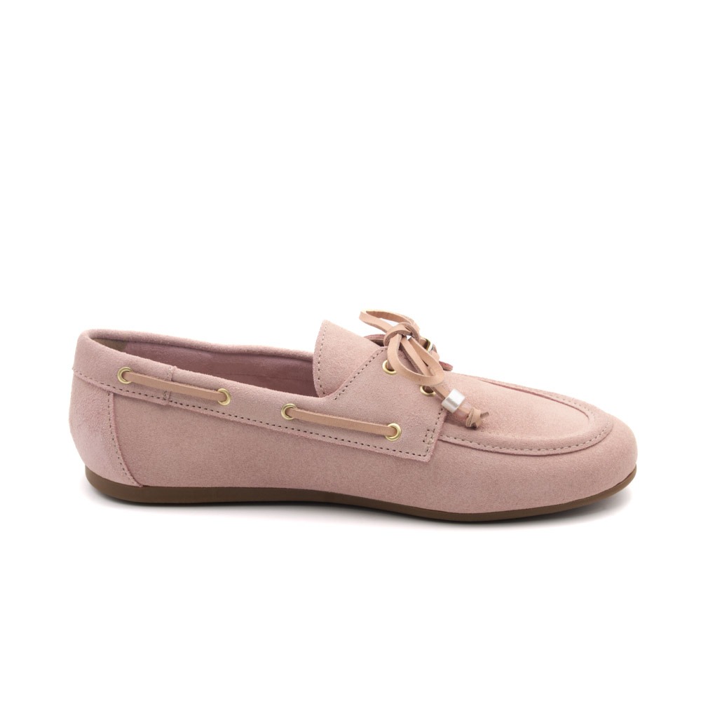 Mocassim Feminino Sider em Couro Camurça Seda - 13438CS Mocassim Feminino Sider em Couro Camurça Seda - 13438CS