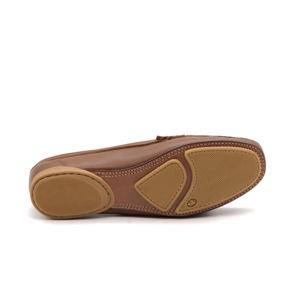 Mocassim Feminino Soleil em Couro Alfa Conhaque - 45020AC Mocassim Feminino Soleil em Couro Alfa Conhaque - 45020AC