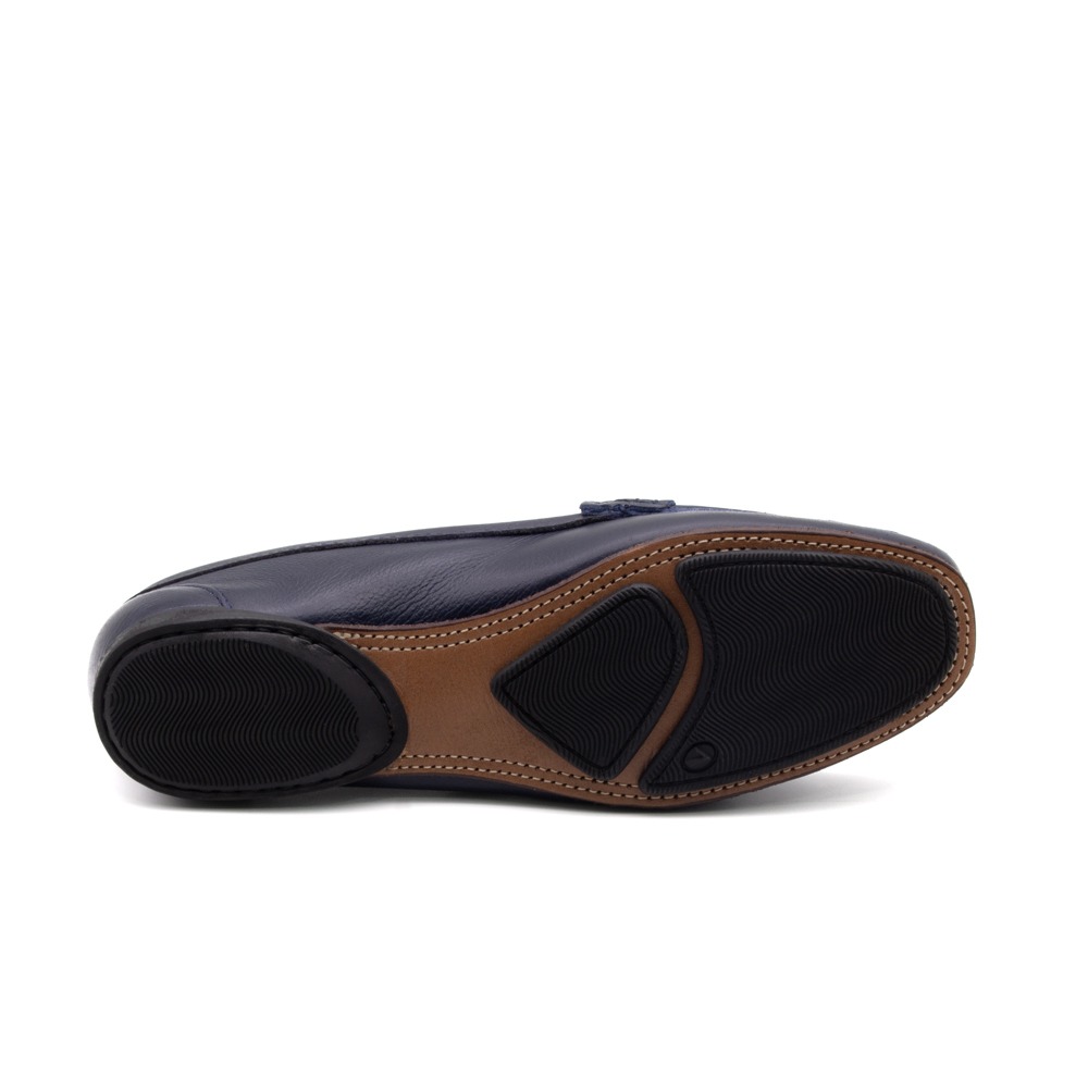 Mocassim Feminino Soleil em Couro Alfa Dark Blue - 45029AD Mocassim Feminino Soleil em Couro Alfa Dark Blue - 45029AD