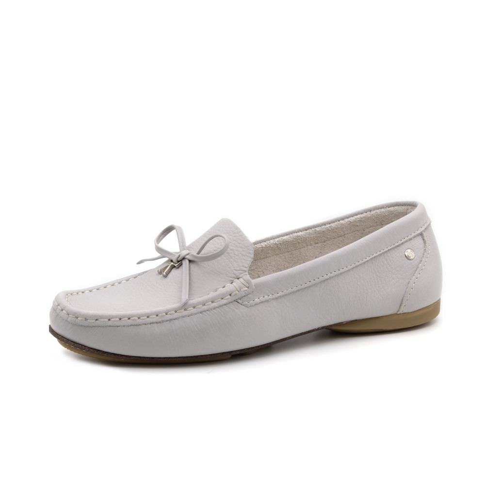 Mocassim Feminino Soleil em Couro Alfa Pale Blue - 45002AP Mocassim Feminino Soleil em Couro Alfa Pale Blue - 45002AP