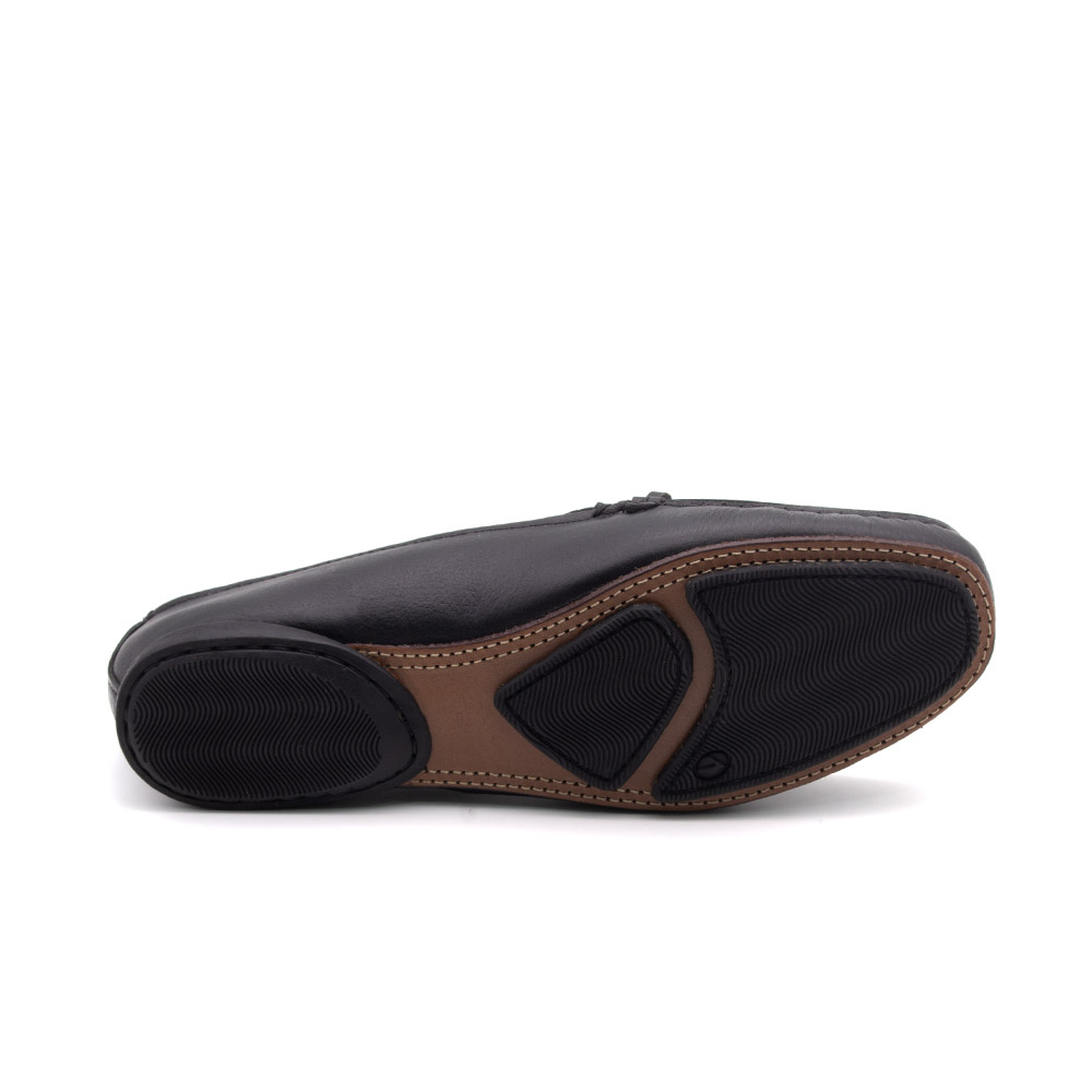 Mocassim Feminino Soleil em Couro Alfa Preto - 45035AP Mocassim Feminino Soleil em Couro Alfa Preto - 45035AP