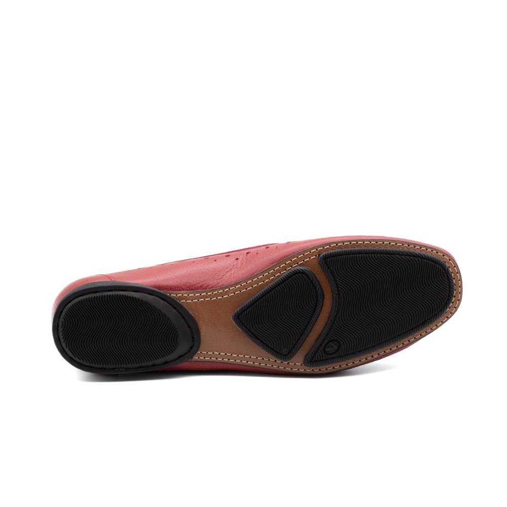 Mocassim Feminino Soleil em Couro Alfa Rubi - 45026AR