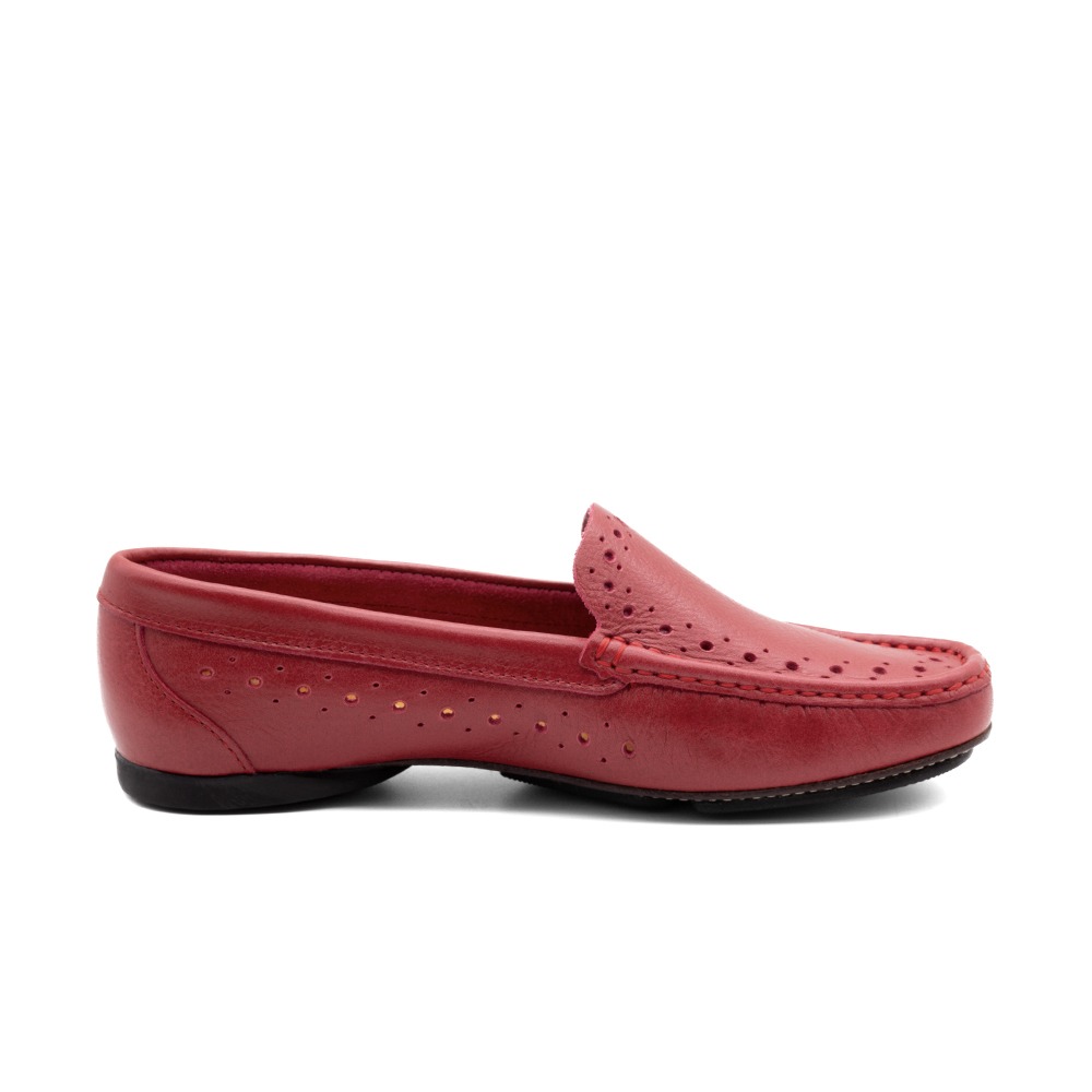 Mocassim Feminino Soleil em Couro Alfa Rubi - 45026AR Mocassim Feminino Soleil em Couro Alfa Rubi - 45026AR