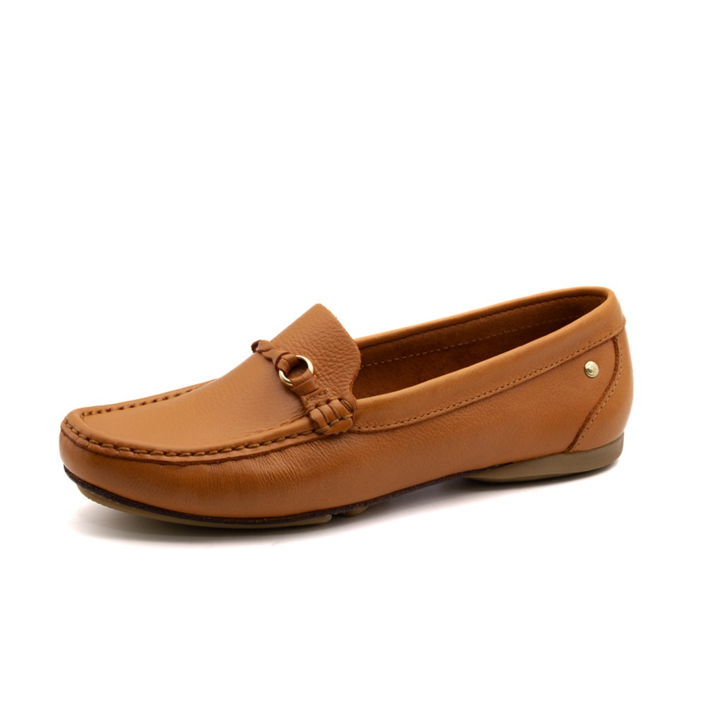 Mocassim Feminino Soleil em Couro Alfa Sunset - 45023AS