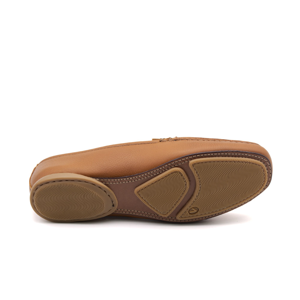 Mocassim Feminino Soleil em Couro Alfa Tan - 45036AT Mocassim Feminino Soleil em Couro Alfa Tan - 45036AT