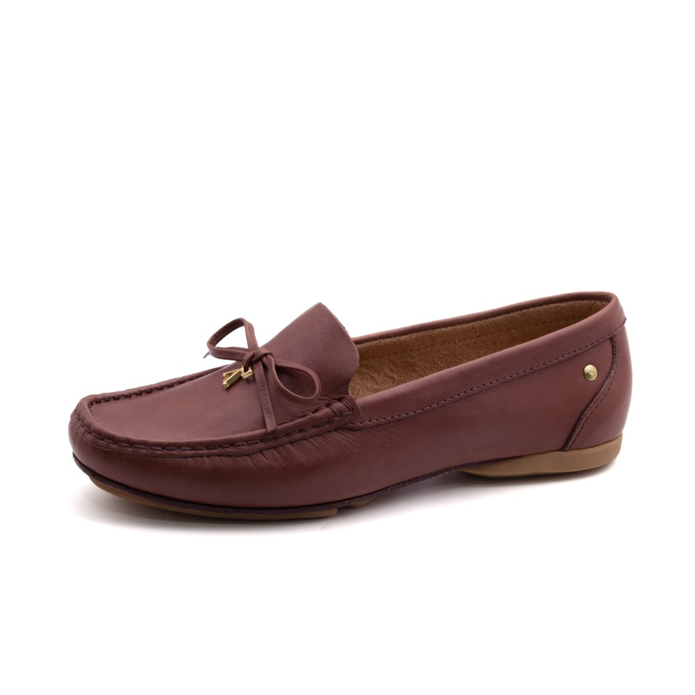 Mocassim Feminino Soleil em Couro Bravvo Mocca - 45002BM