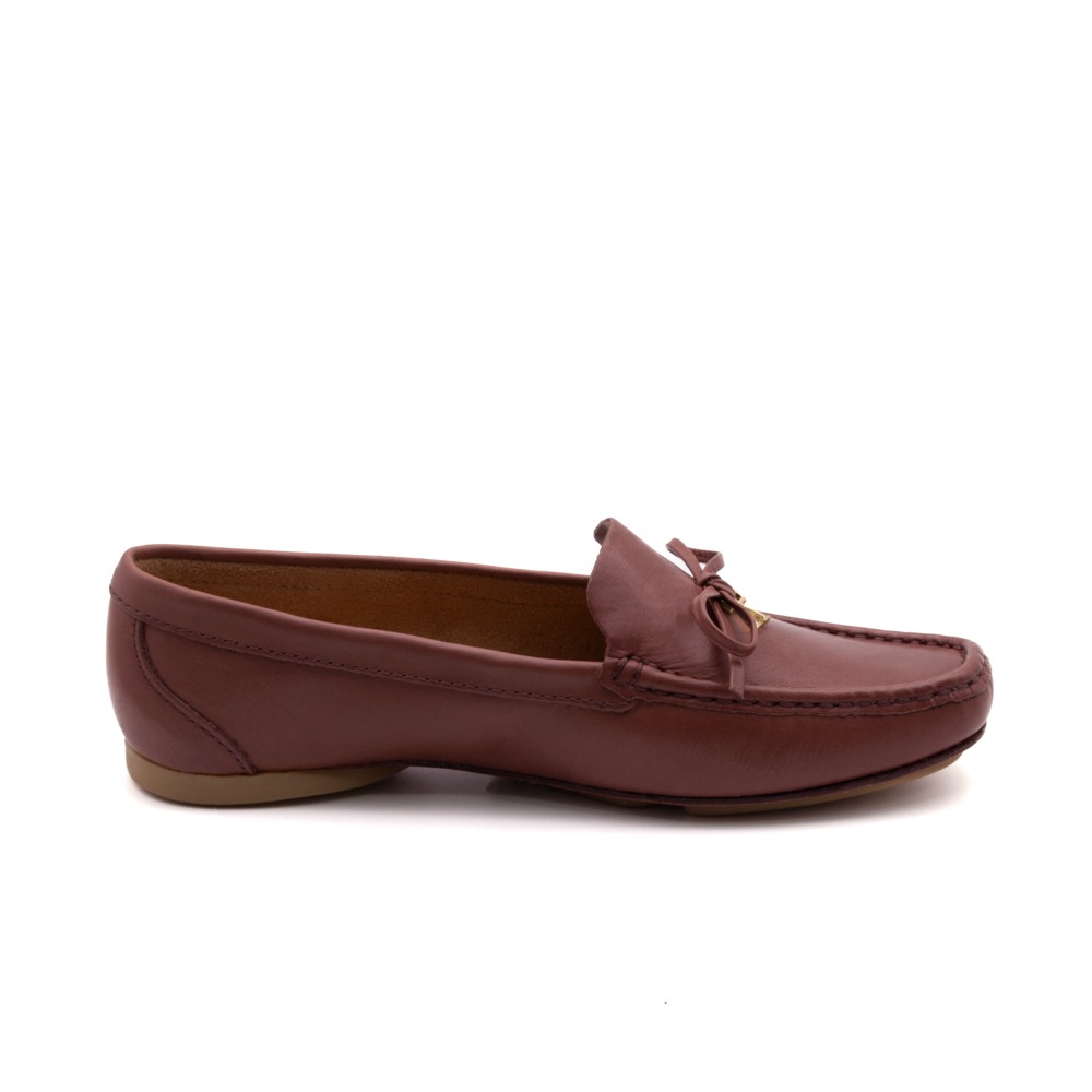 Mocassim Feminino Soleil em Couro Bravvo Mocca - 45002BM