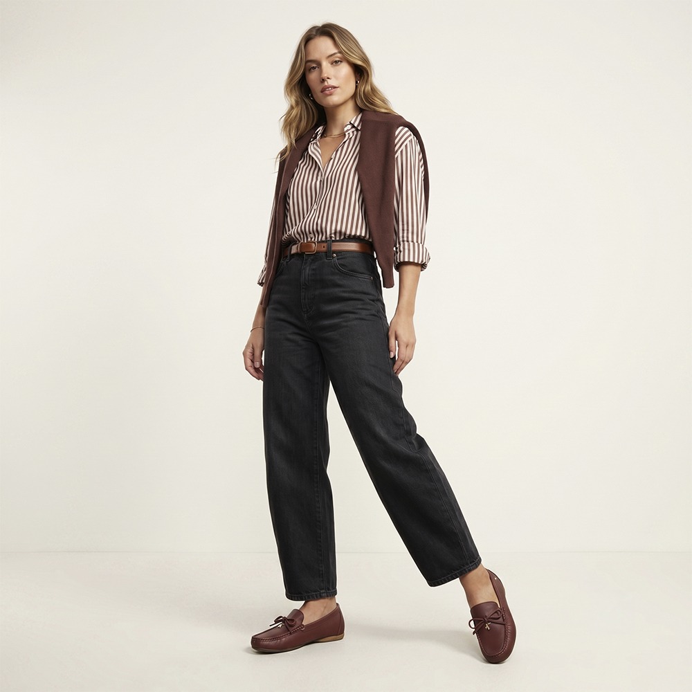 Mocassim Feminino Soleil em Couro Bravvo Mocca - 45002BM