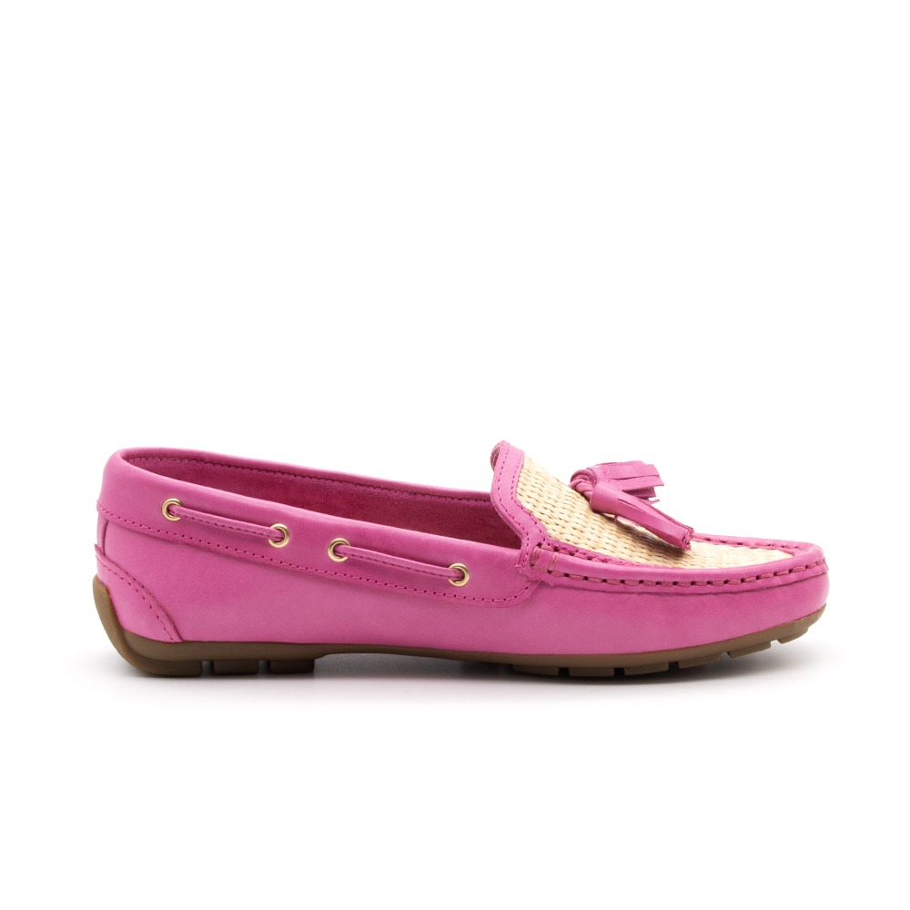 Mocassim Feminino Tropical em Couro Gales Rosa - 3638GR Mocassim Feminino Tropical em Couro Gales Rosa - 3638GR