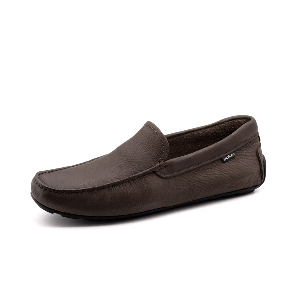 Mocassim Masculino Boss em Couro Senna Coffee - 9850SC