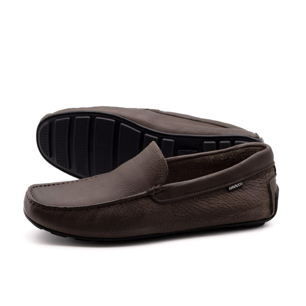 Mocassim Masculino Boss em Couro Senna Coffee - 9850SC