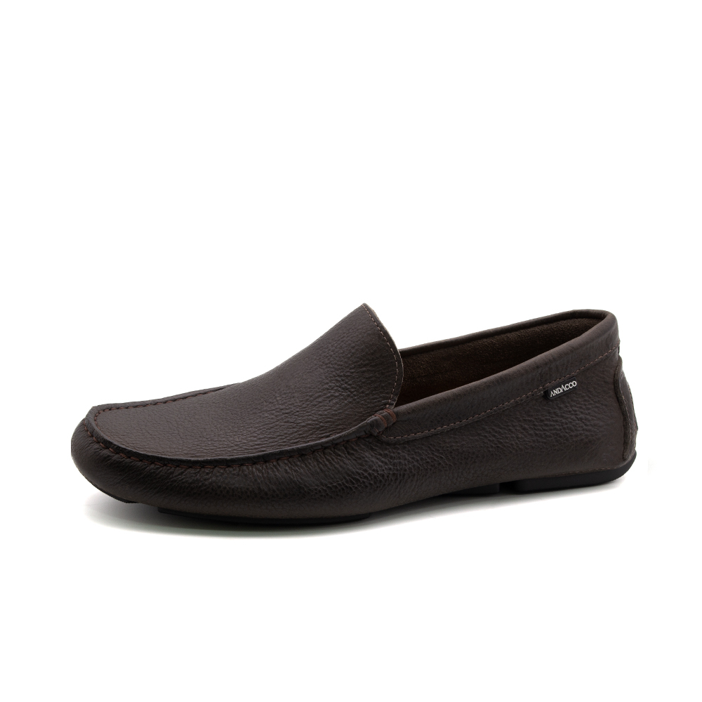 Mocassim Masculino Dollar em Couro Senna  Coffee - 9838SC