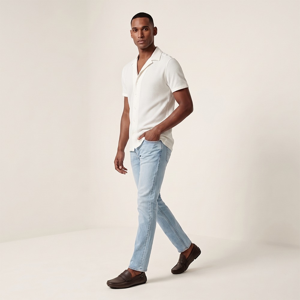 Mocassim Masculino Dollar em Couro Senna Coffee - 9877SC
