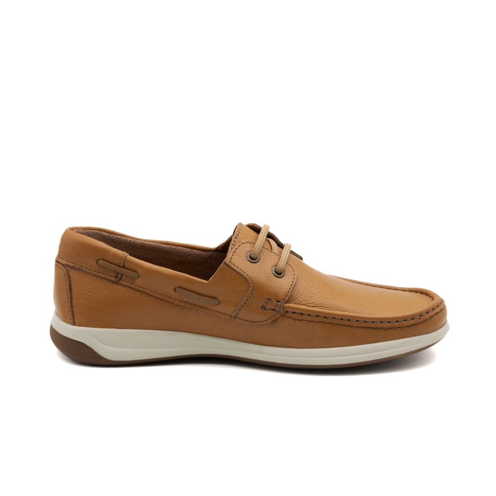Mocassim Masculino em Couro Alfa Camel - 9336AC Mocassim Masculino em Couro Alfa Camel - 9336AC
