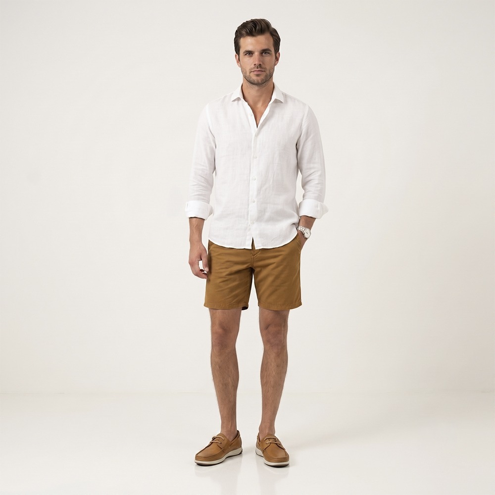 Mocassim Masculino em Couro Alfa Camel - 9336AC Mocassim Masculino em Couro Alfa Camel - 9336AC