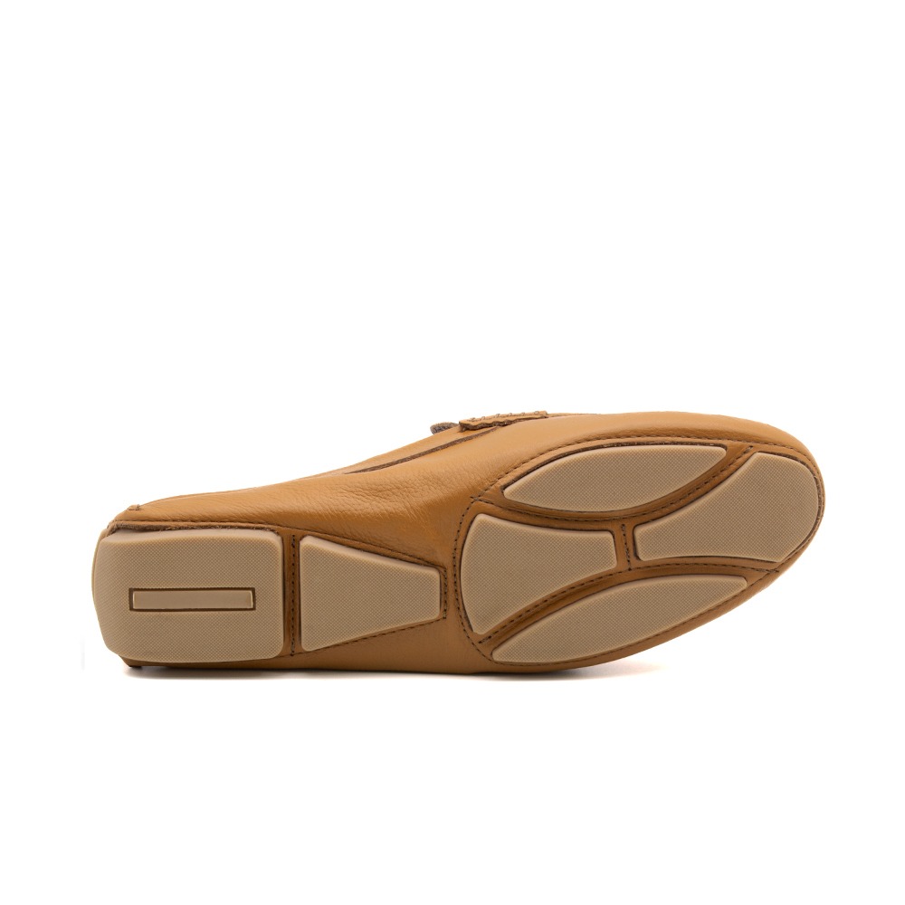 Mocassim Masculino em Couro Alfa Camel - 98195AC Mocassim Masculino em Couro Alfa Camel - 98195AC