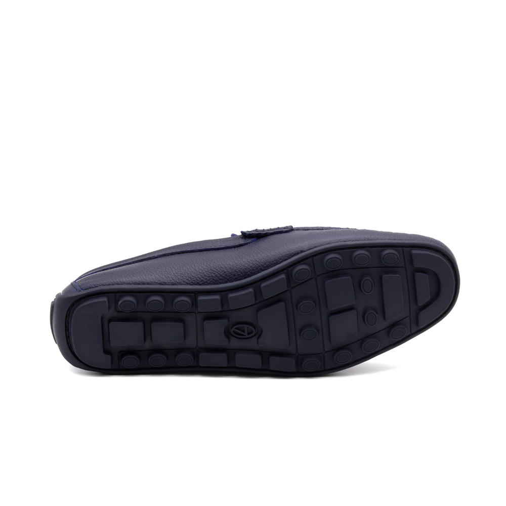 Mocassim Masculino em Couro Alfa Dark Blue - 98196AD Mocassim Masculino em Couro Alfa Dark Blue - 98196AD