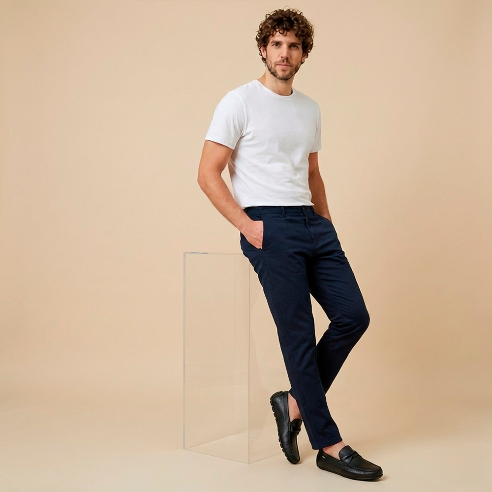 Mocassim Masculino em Couro Alfa Preto - 98195AP Mocassim Masculino em Couro Alfa Preto - 98195AP