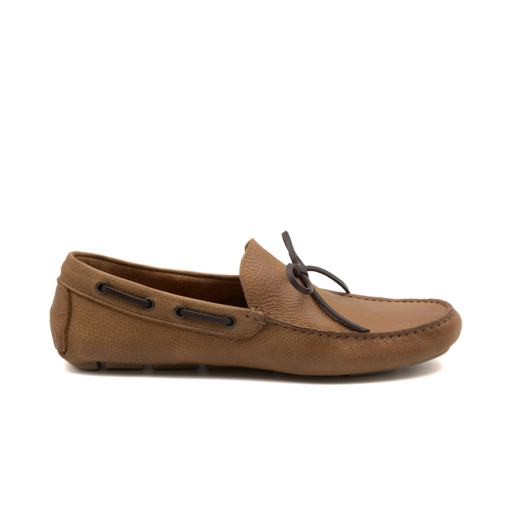 Mocassim Masculino em Couro Senna Tan - 9819ST
