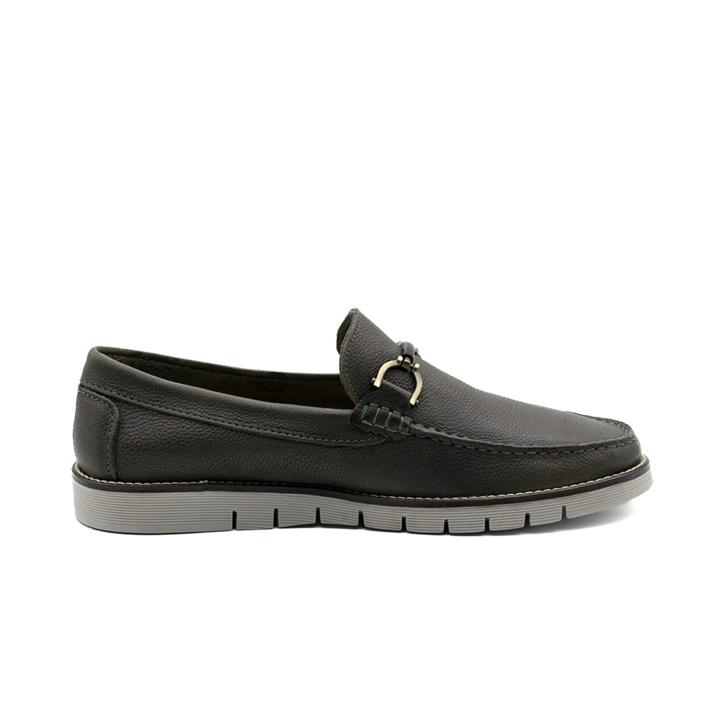 Mocassim Masculino Falcon em Couro Senna Army - 9914SA