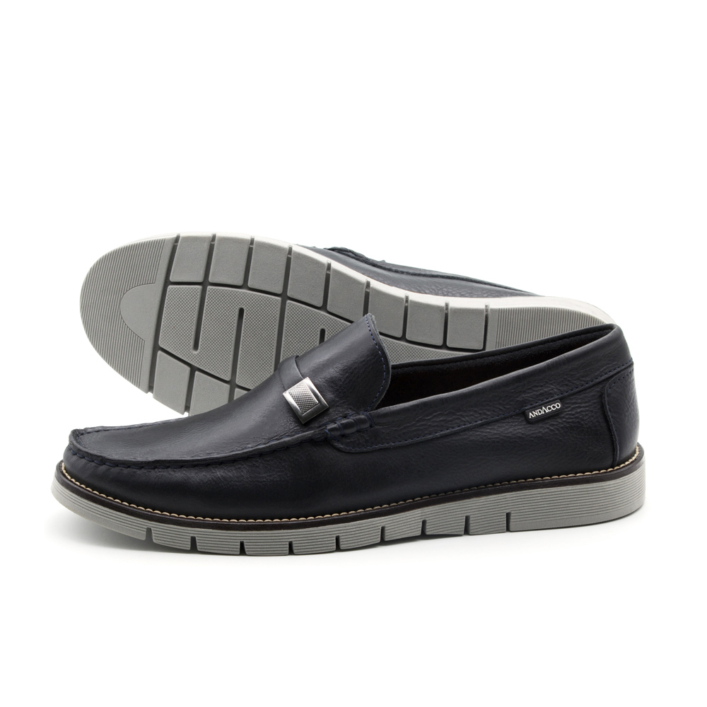 Mocassim Masculino Falcon em Couro Senna Marinho - 9912SM