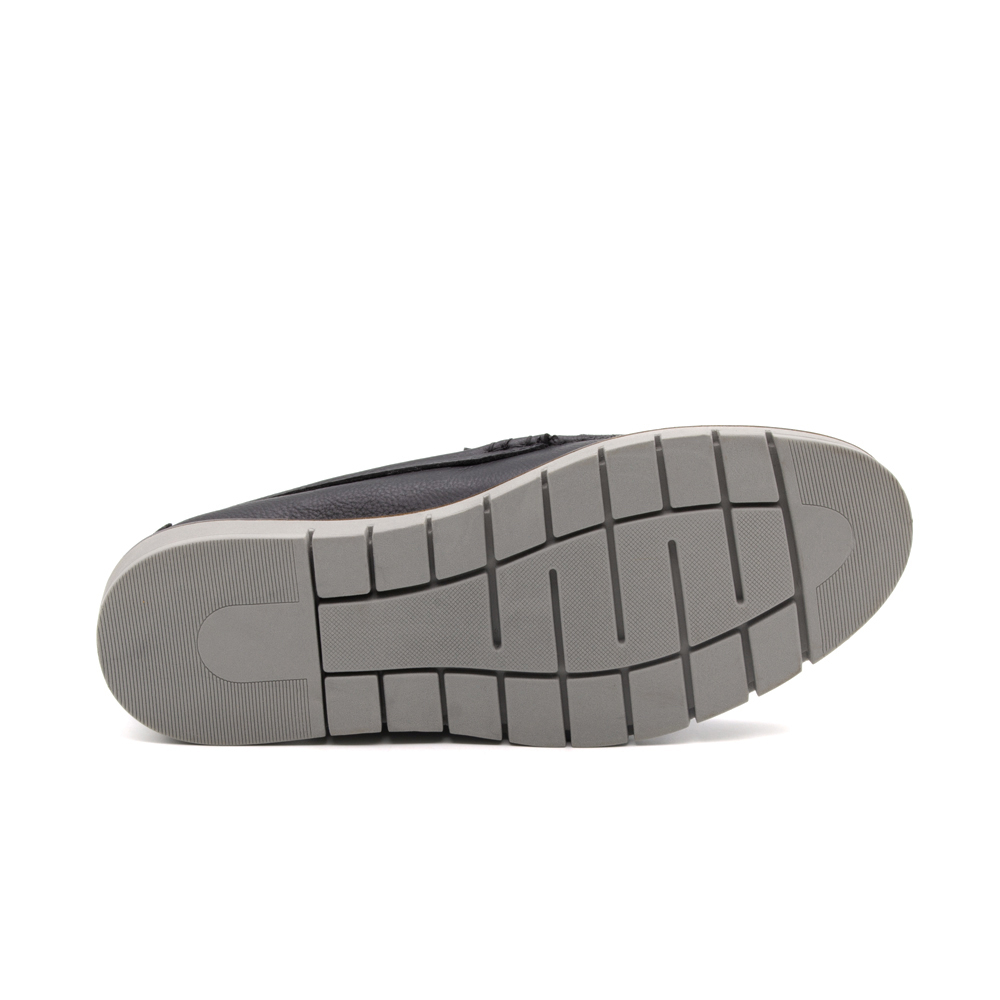 Mocassim Masculino Falcon em Couro Senna Preto - 9911SP