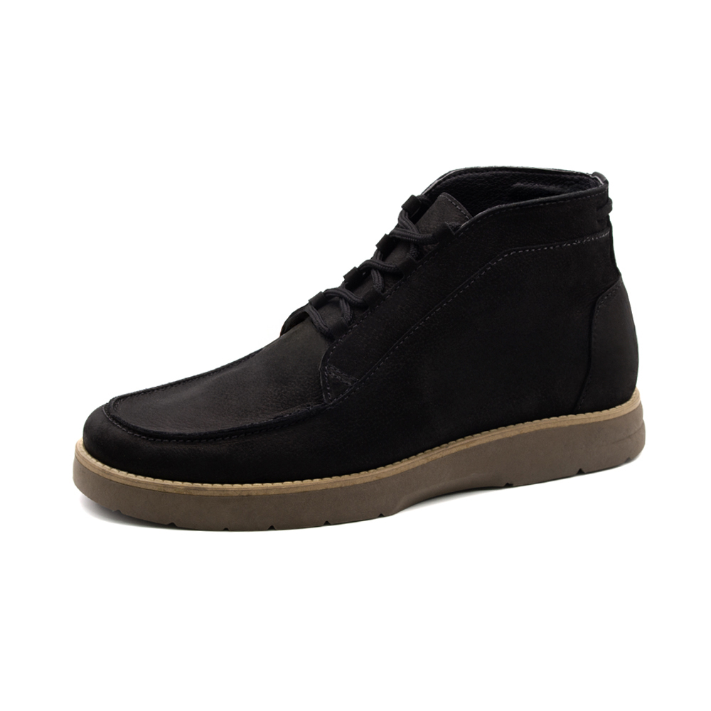 Mocassim Masculino Orion em Couro Vertigo Preta - 9794VP