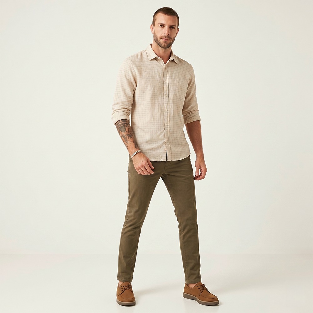Sapato Masculino Orion em Couro Vertigo Tan - 9793VT