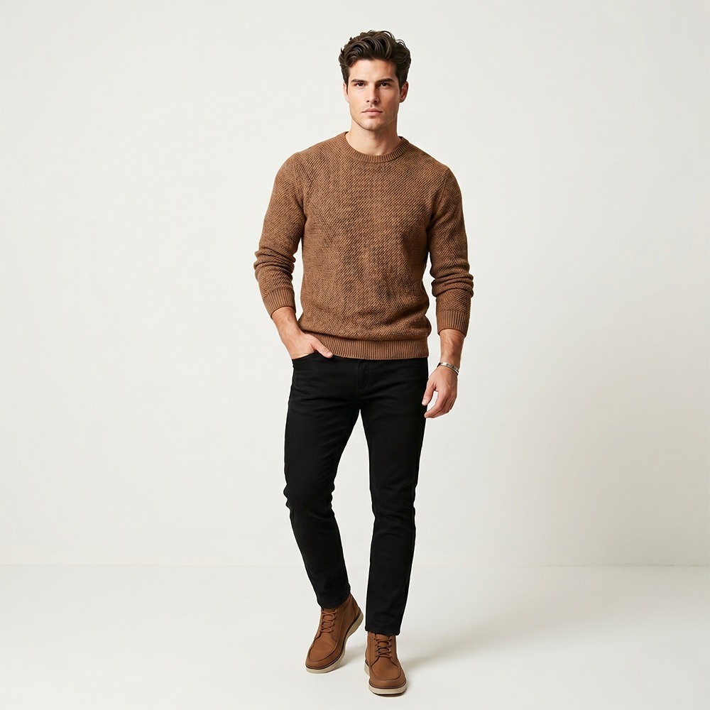 Sapato Masculino Orion em Couro Vertigo Tan - 9794VT Sapato Masculino Orion em Couro Vertigo Tan - 9794VT