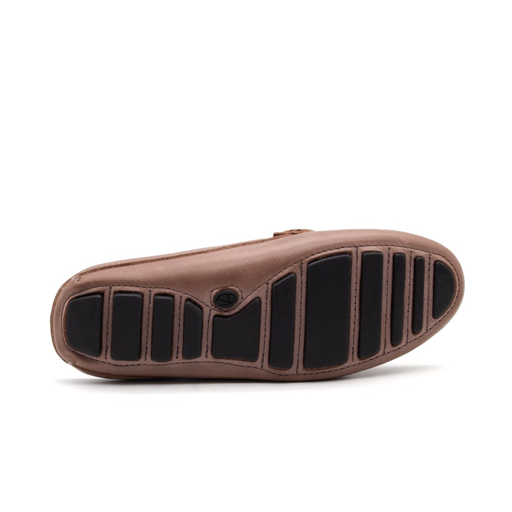 Mocassim Mule  Feminino Paris em Couro Gales Mocca - 3467GM