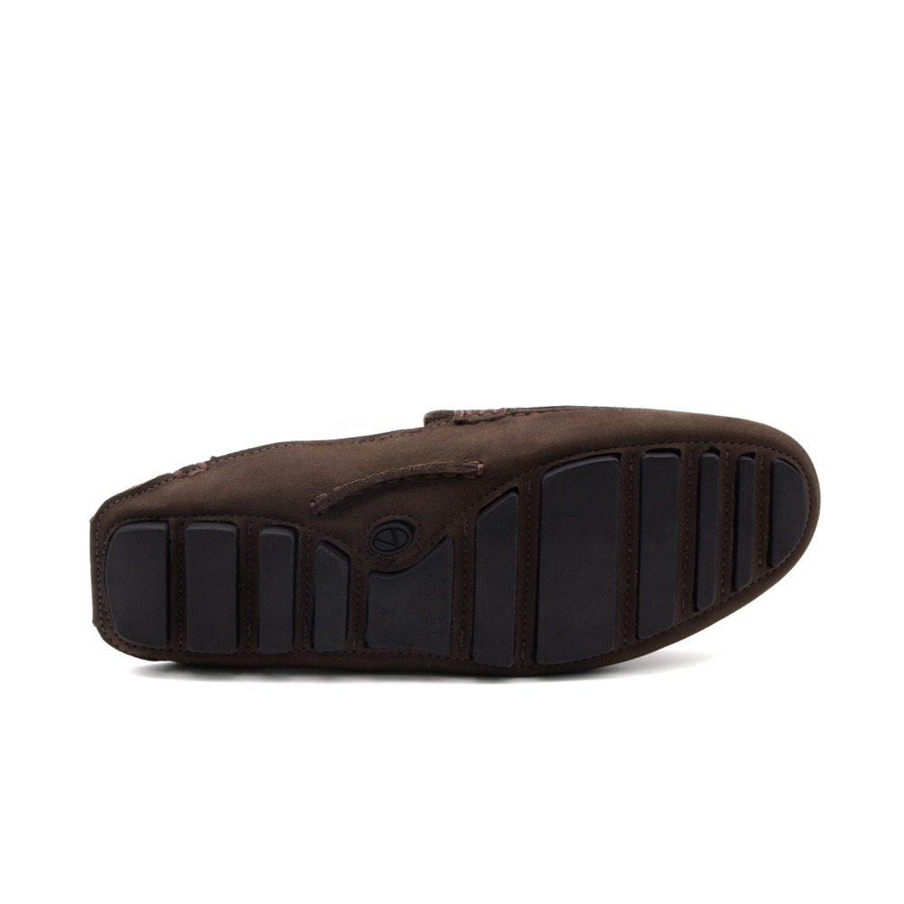 Mocassim Mule Masculino em Couro Vertigo Tabaco - 98101VT