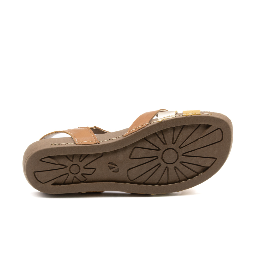 Sandália Flatform Goa em Couro Alfa Camel - 14281AC Sandália Flatform Goa em Couro Alfa Camel - 14281AC