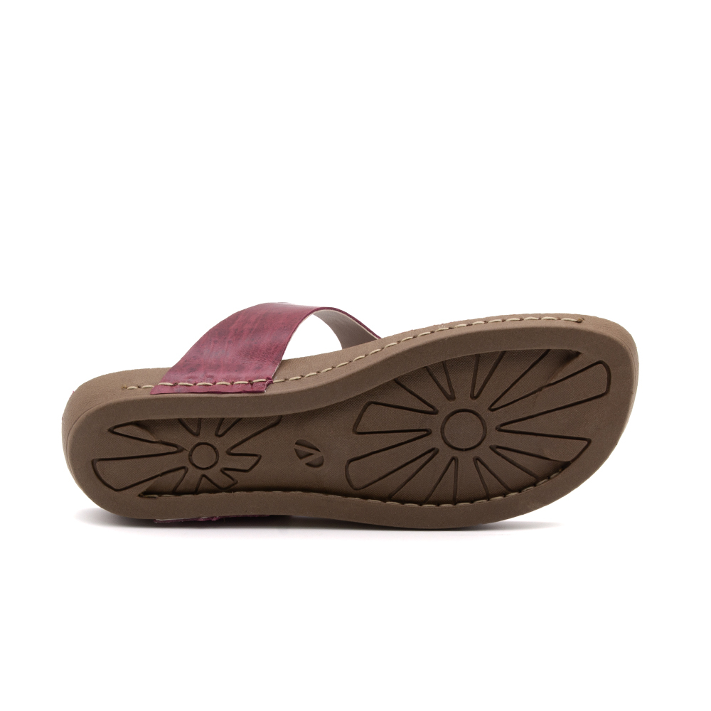 Sandália Flatform Goa em Couro Crush Rosa - 14298CR Sandália Flatform Goa em Couro Crush Rosa - 14298CR